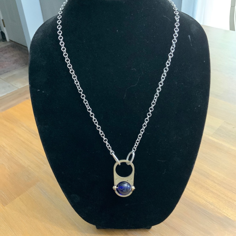 Funky marble necklace